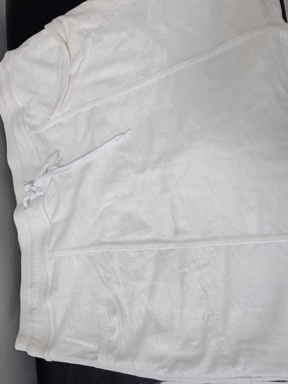 Men's White Drawstring Casual Shirt